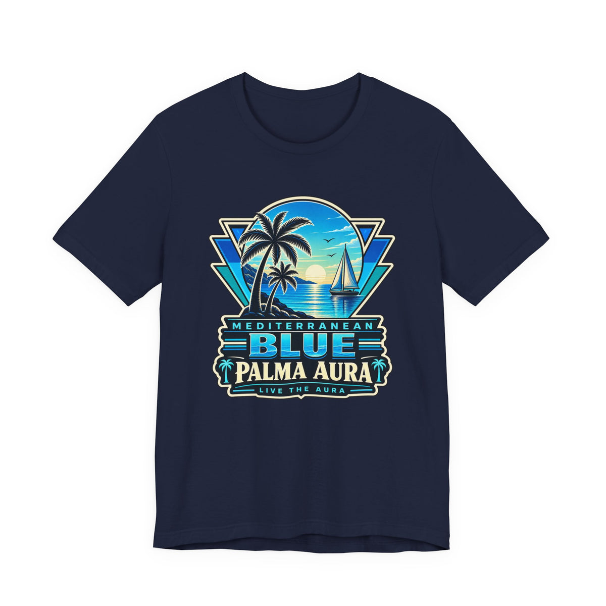 Mediterranean Blue Palma Aura T‑Shirt