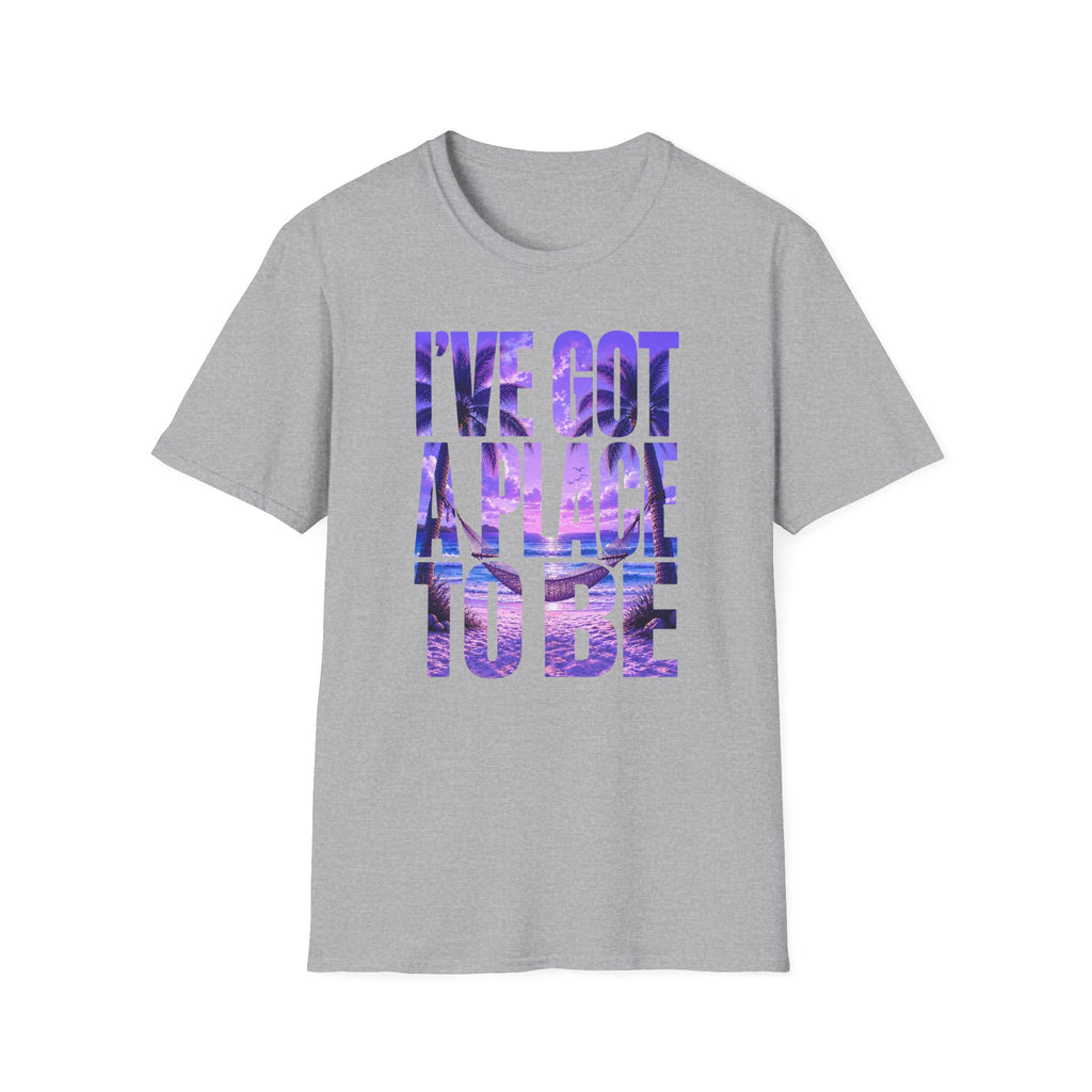 I've got a place to be purple version T-shirt