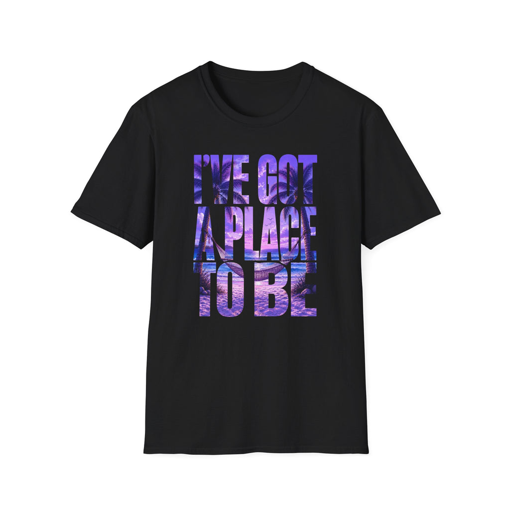 I've got a place to be purple version T-shirt