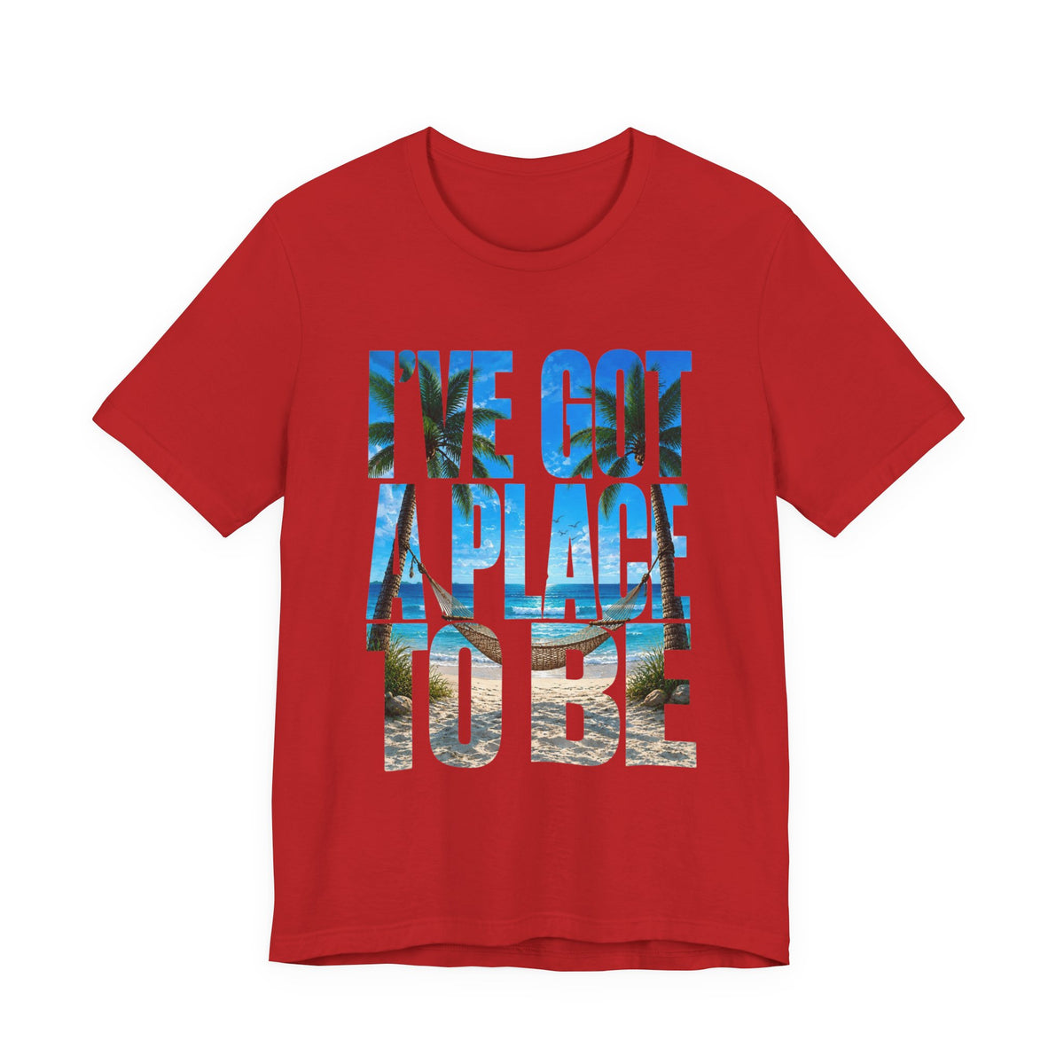 Copy of I've got a place to be blue version T‑Shirt