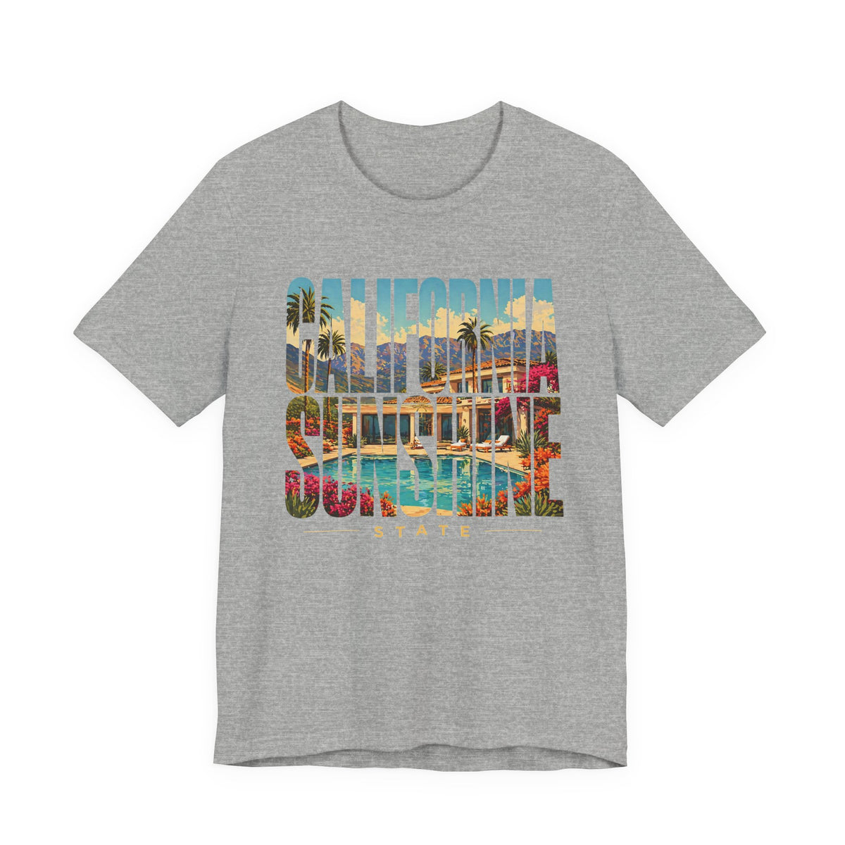 California Sunset State T‑Shirt