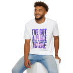 I've got a place to be purple version T-shirt