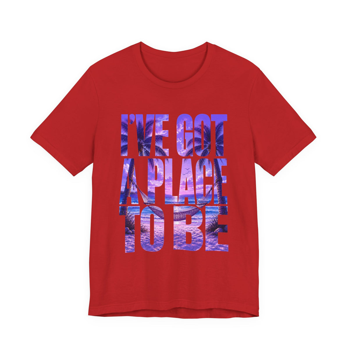 Copy of I've got a place to be purple version T‑Shirt