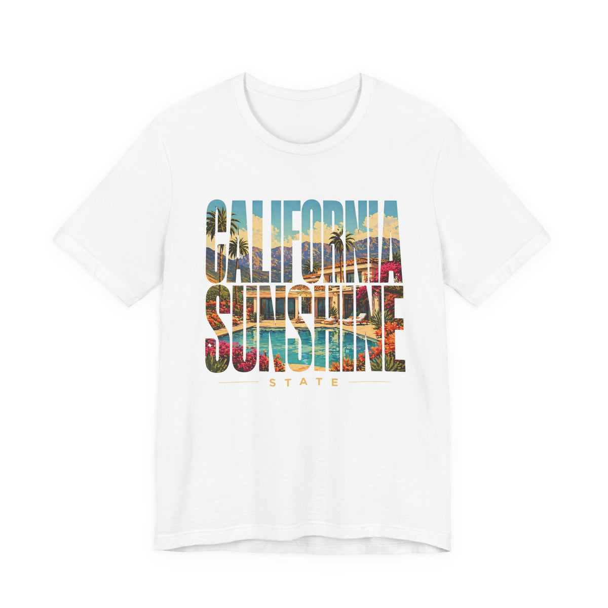 California Sunset State T‑Shirt