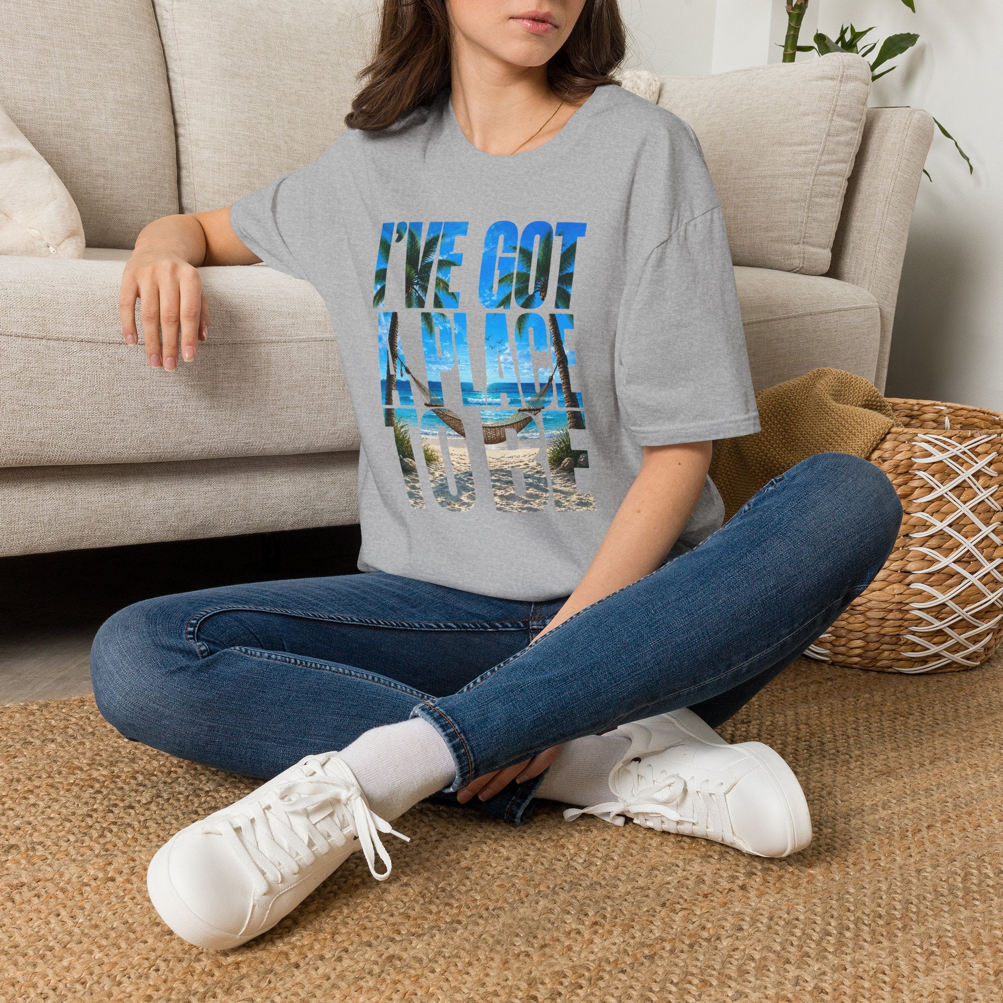 I've got a place to be blue version T-Shirt
