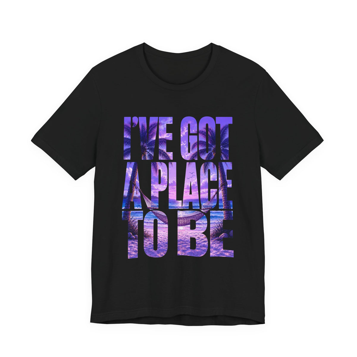 Copy of I've got a place to be purple version T‑Shirt