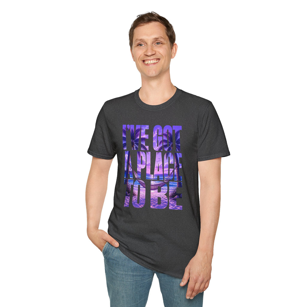 I've got a place to be purple version T-shirt