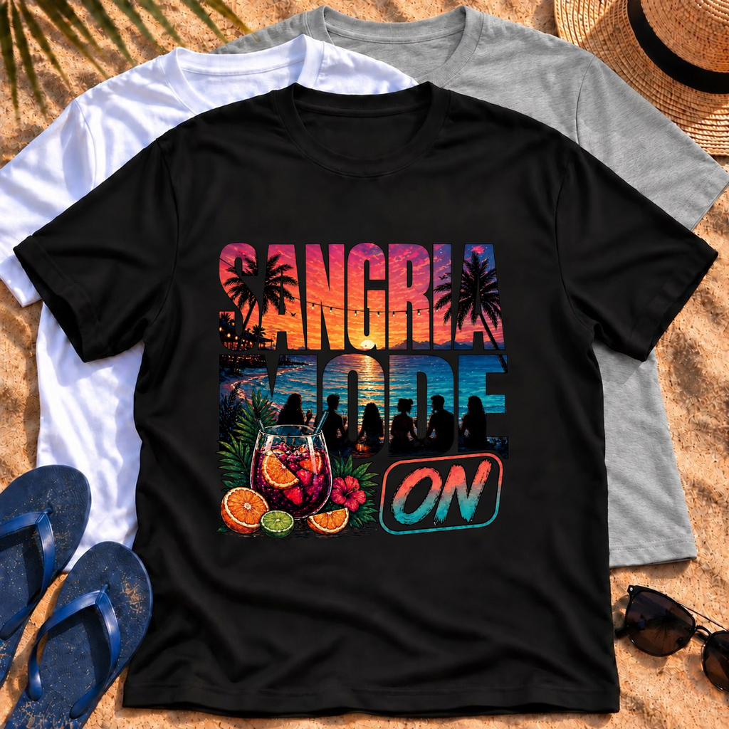 Sangria Mode On T‑Shirt