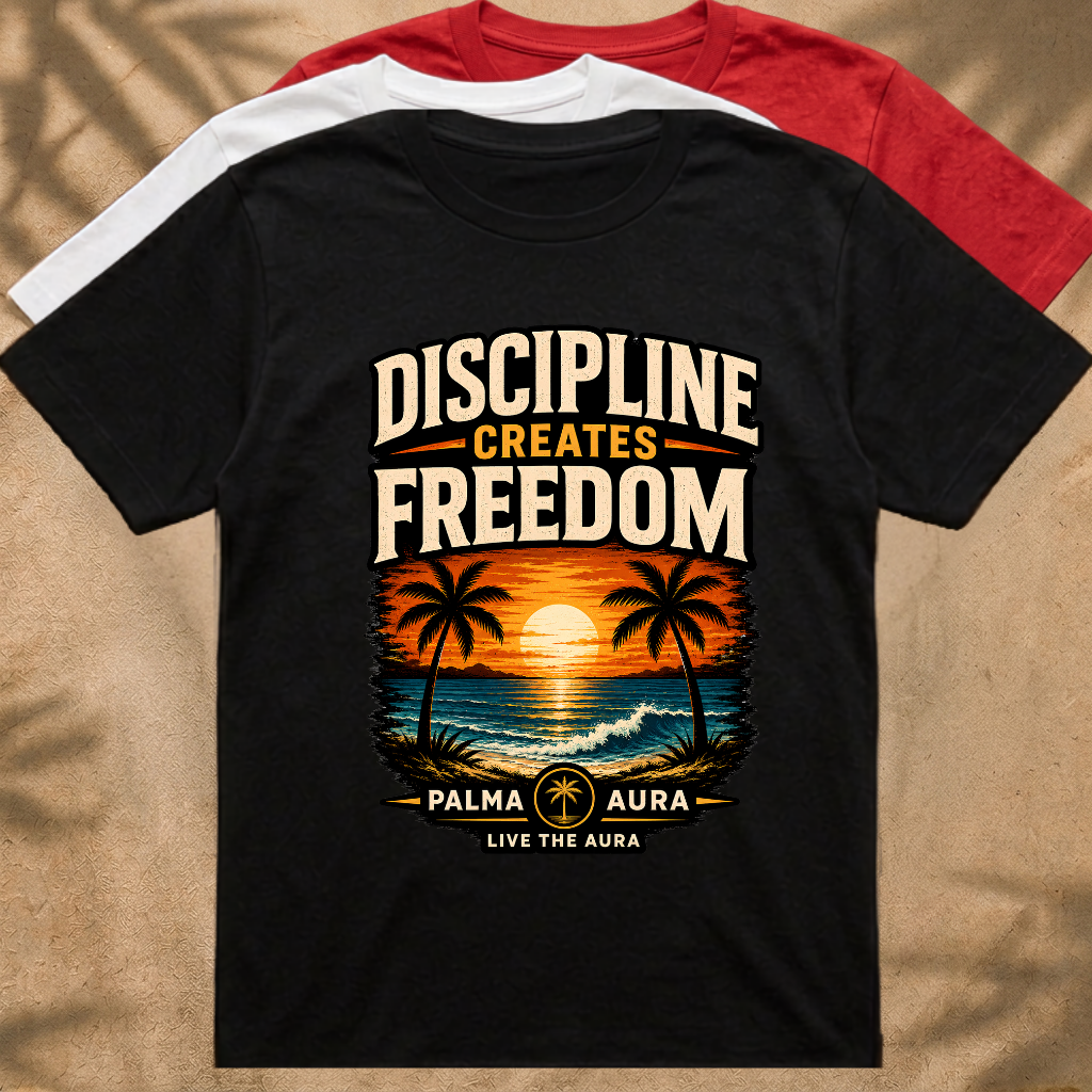 Discipline creates freedom collection 1 T‑Shirt