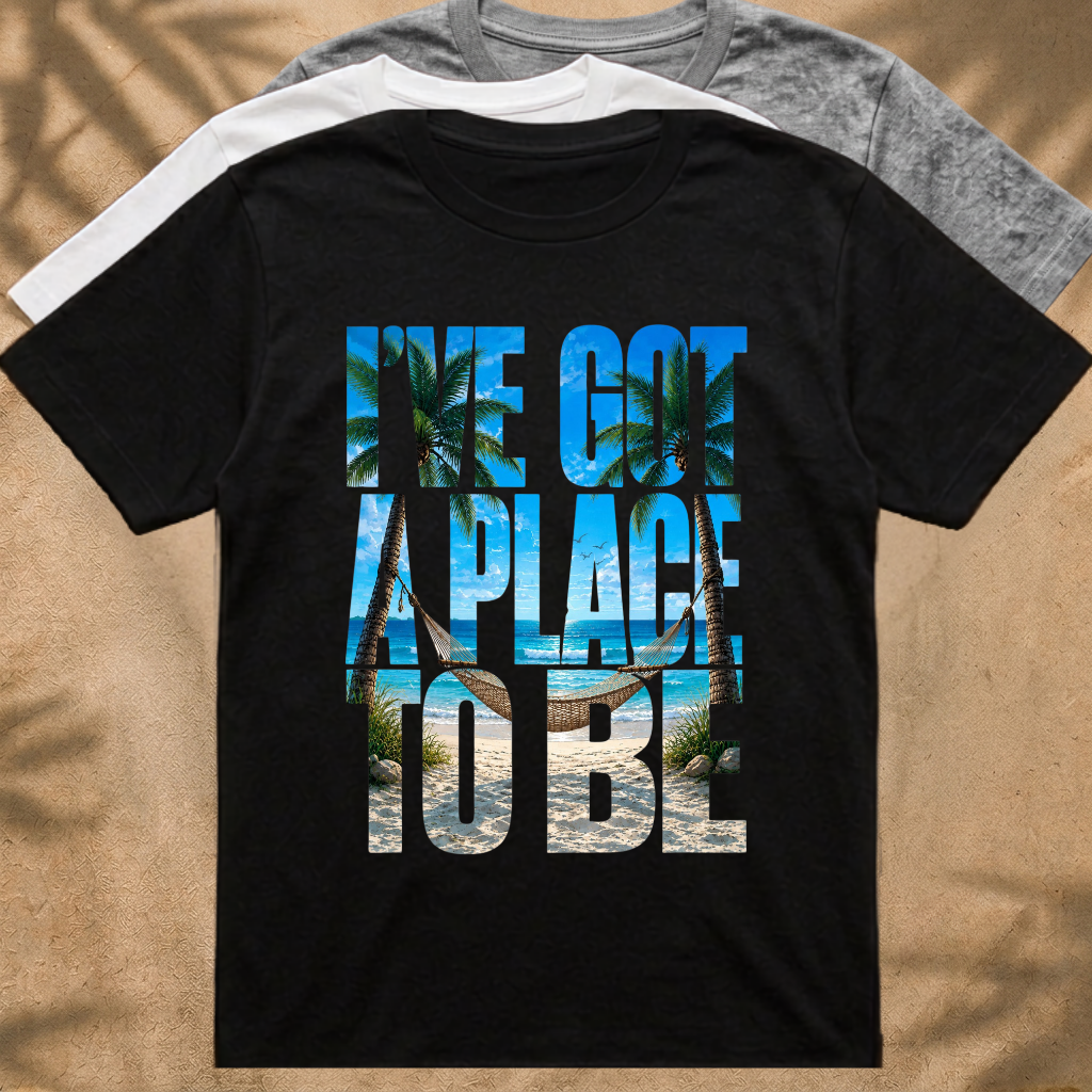 I've got a place to be blue version T‑Shirt