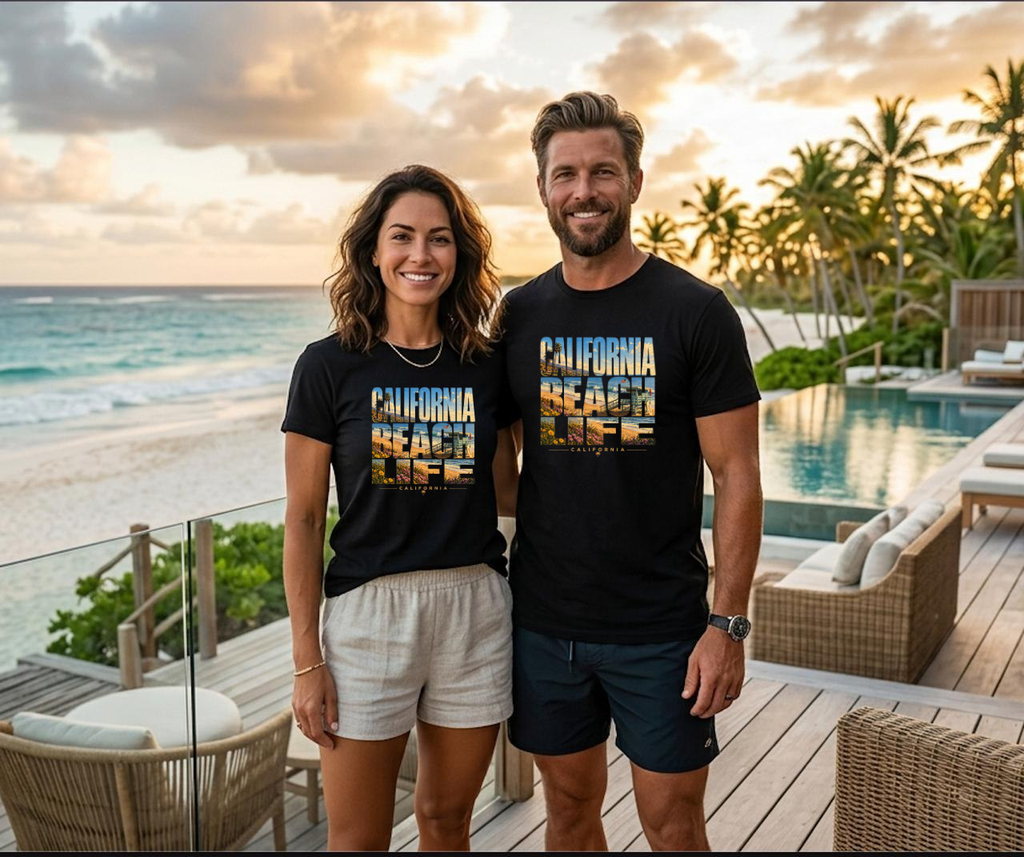 California Beach Life T‑Shirt