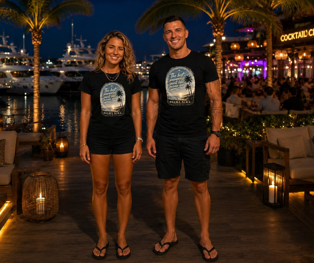 The best memories smells like ocean air T‑Shirt