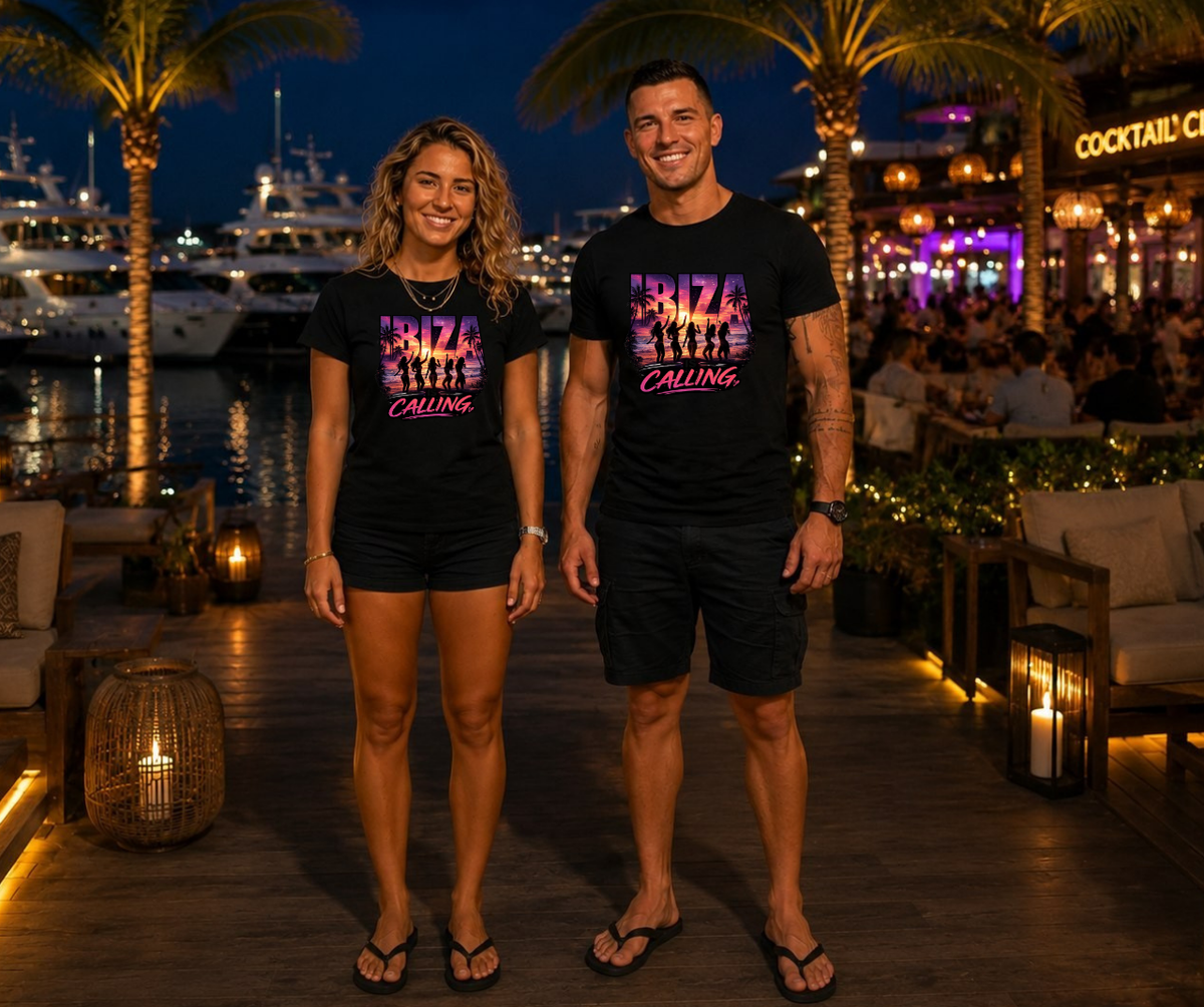 Ibiza is Calling version 2 T‑Shirt