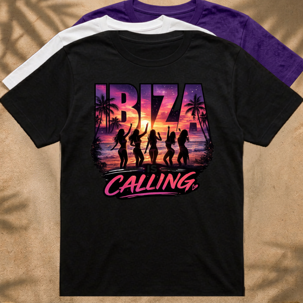 Ibiza is Calling version 2 T‑Shirt