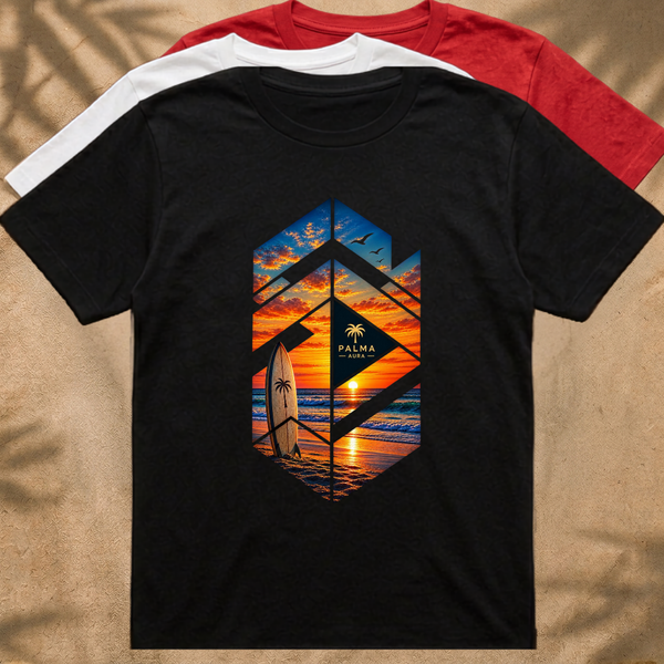 Palma Aura Sunset Board T‑Shirt