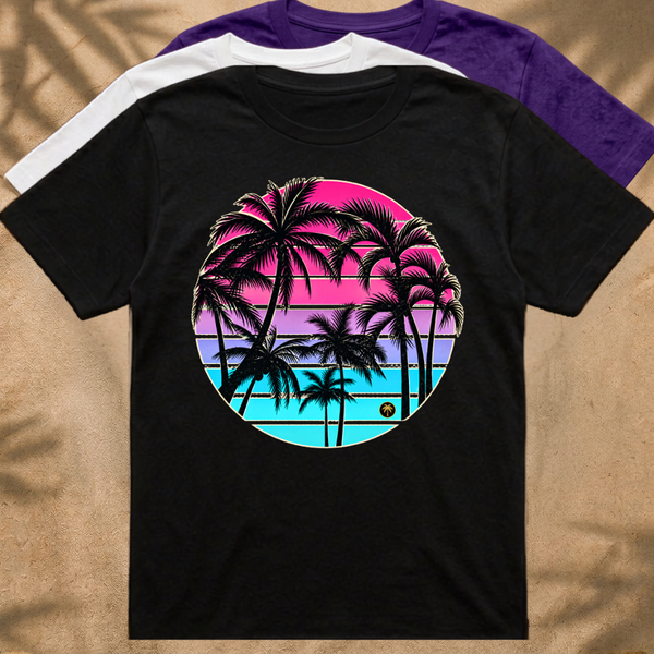 Retro Sunset T‑Shirt