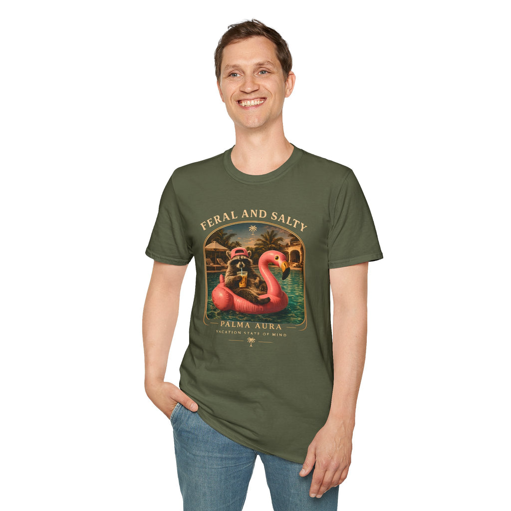 Feral and Salty Raccoon T-Shirt