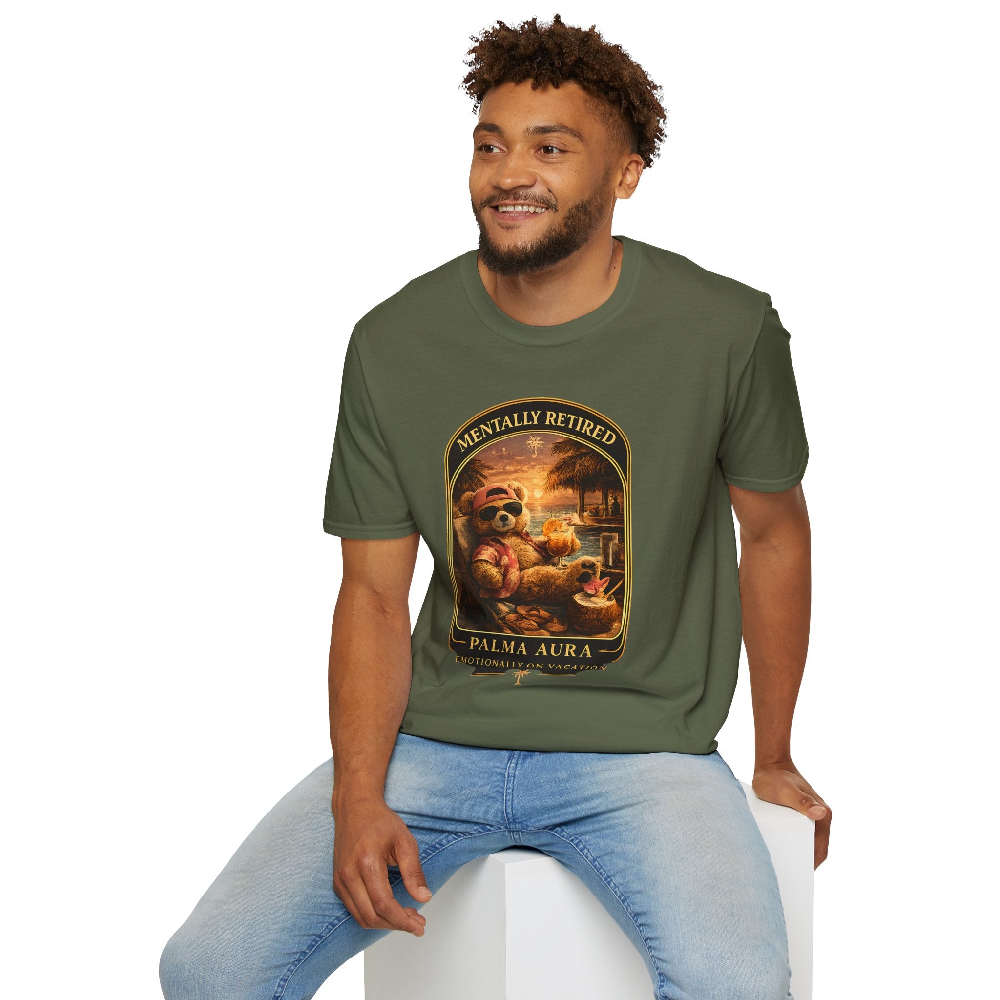 Mentally Retired Bear Version T-Shirt