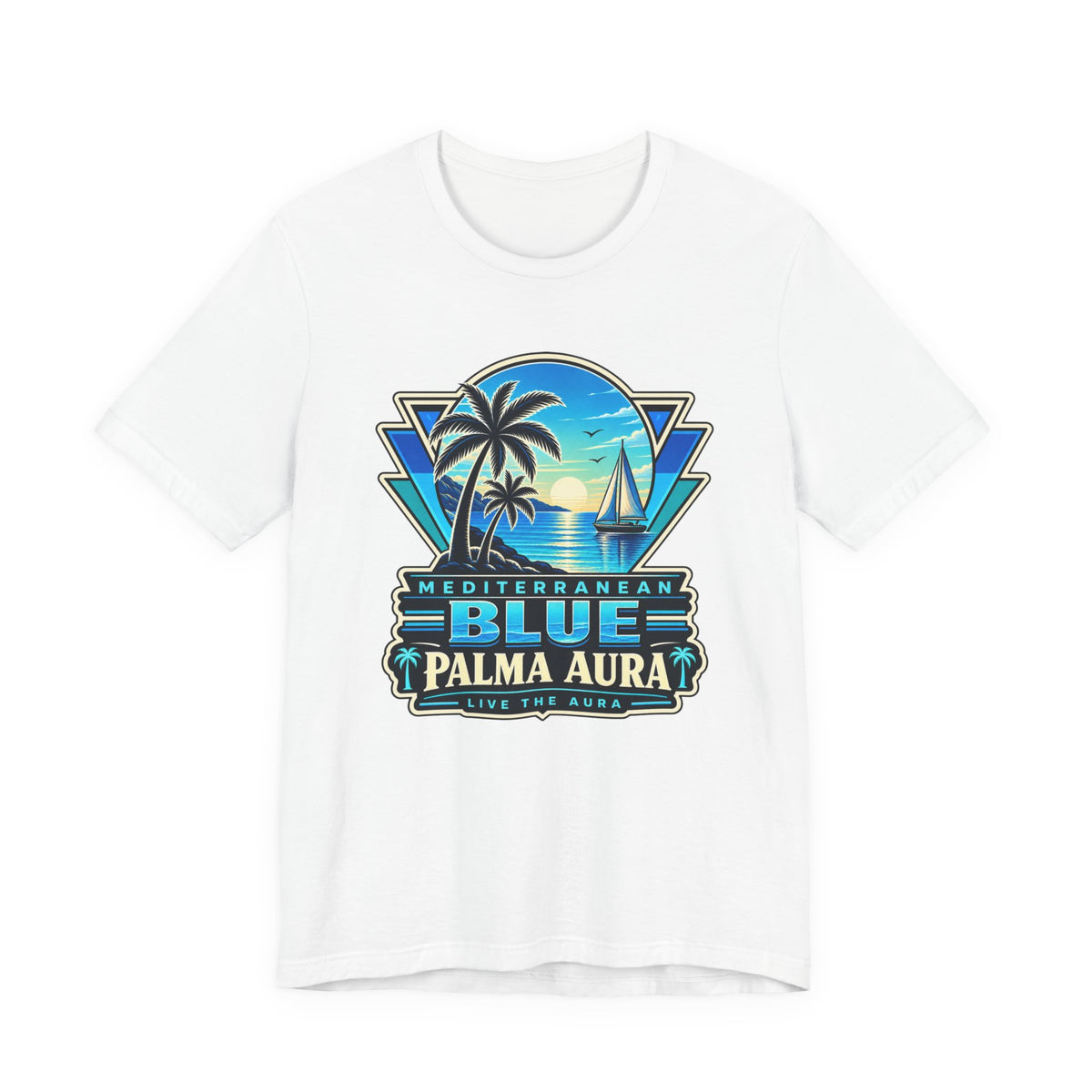 Mediterranean Blue Palma Aura T‑Shirt