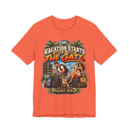 Vacation Starts when He finds the gate T‑Shirt