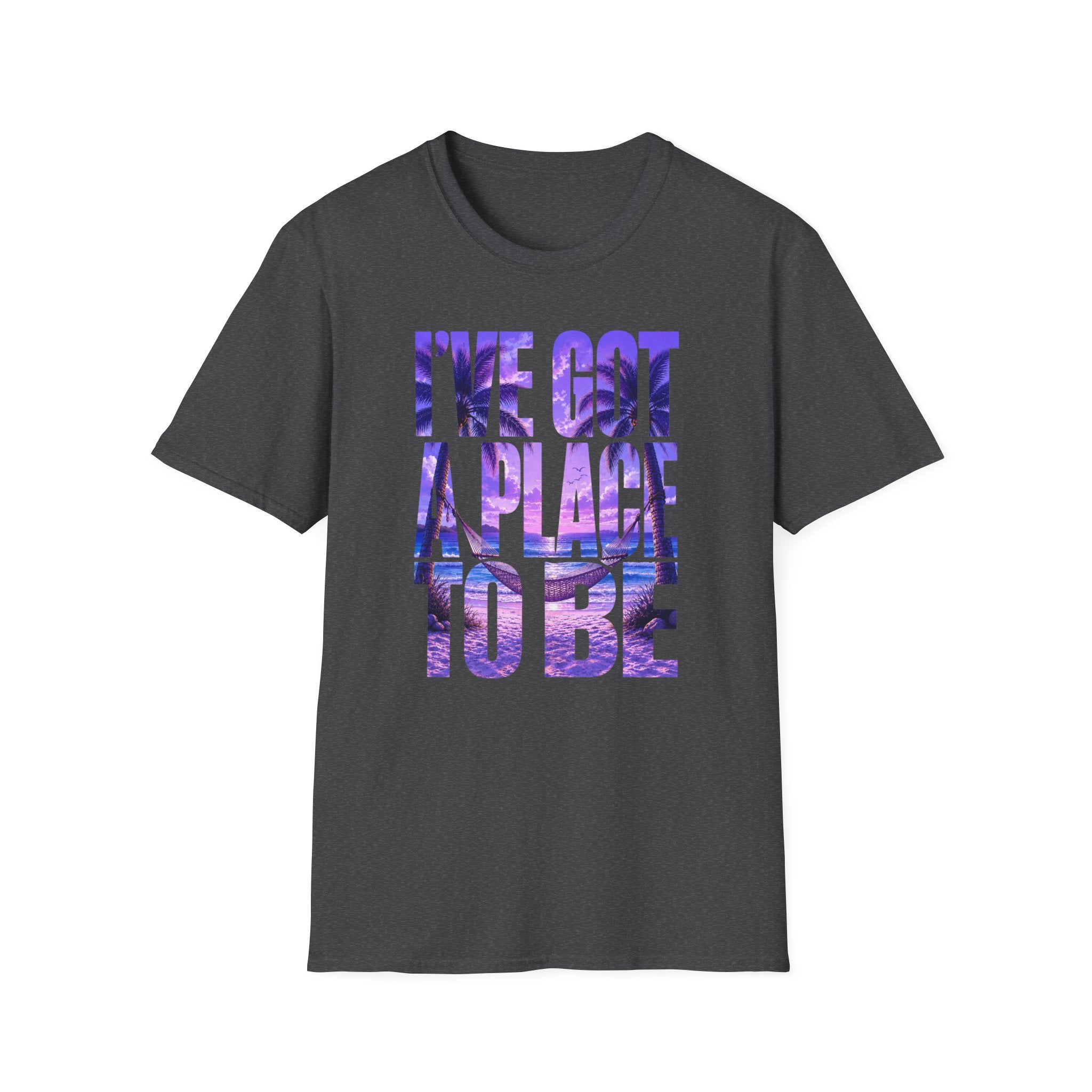 I've got a place to be purple version T-shirt