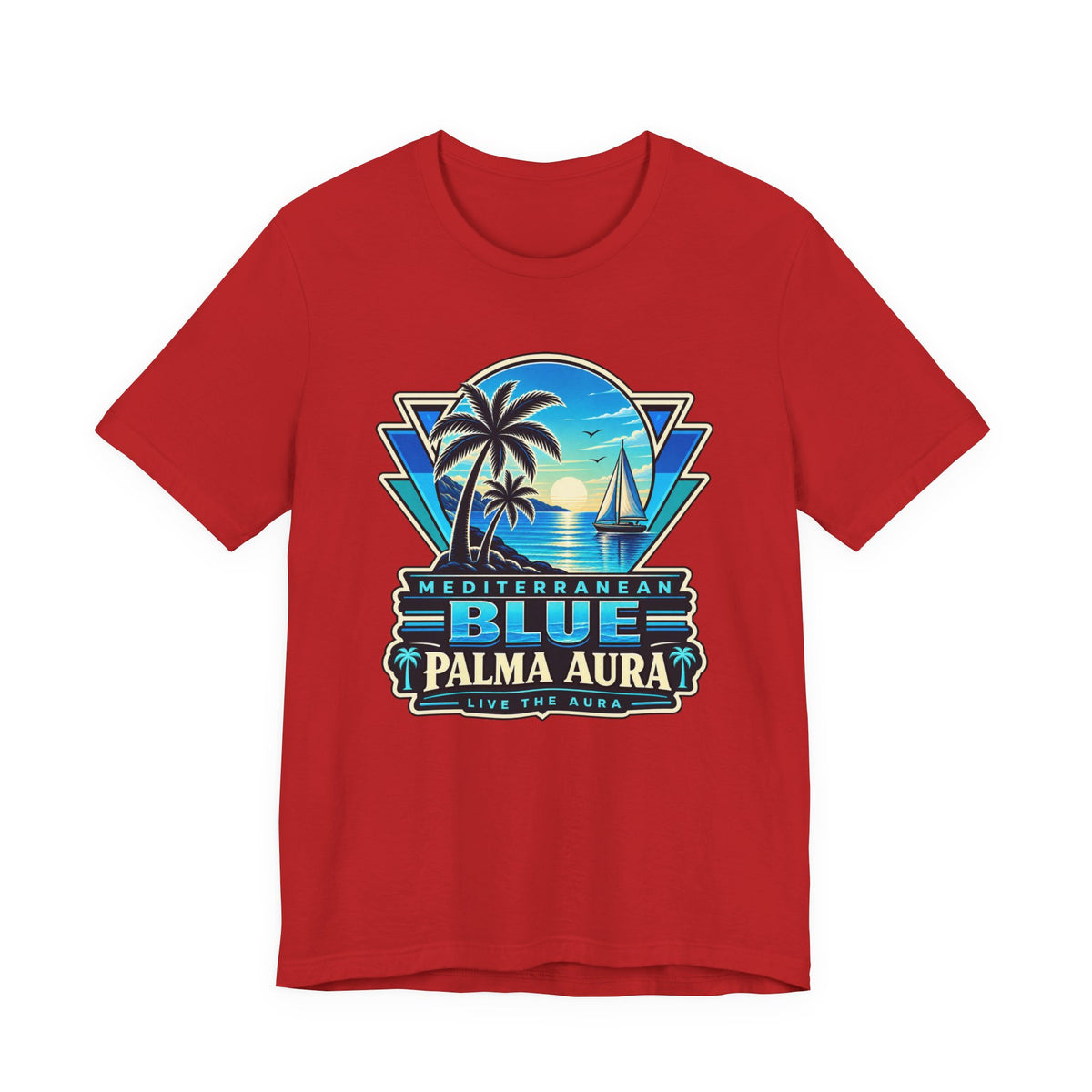 Mediterranean Blue Palma Aura T‑Shirt