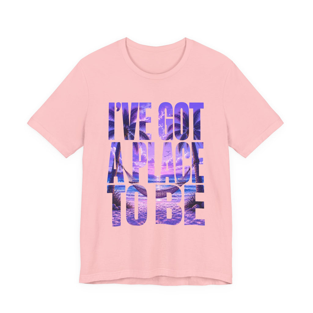 Copy of I've got a place to be purple version T‑Shirt