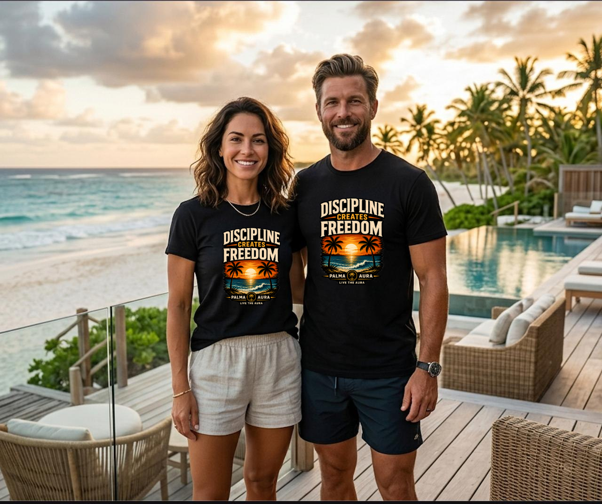 Copy of Discipline creates freedom collection 1 T‑Shirt