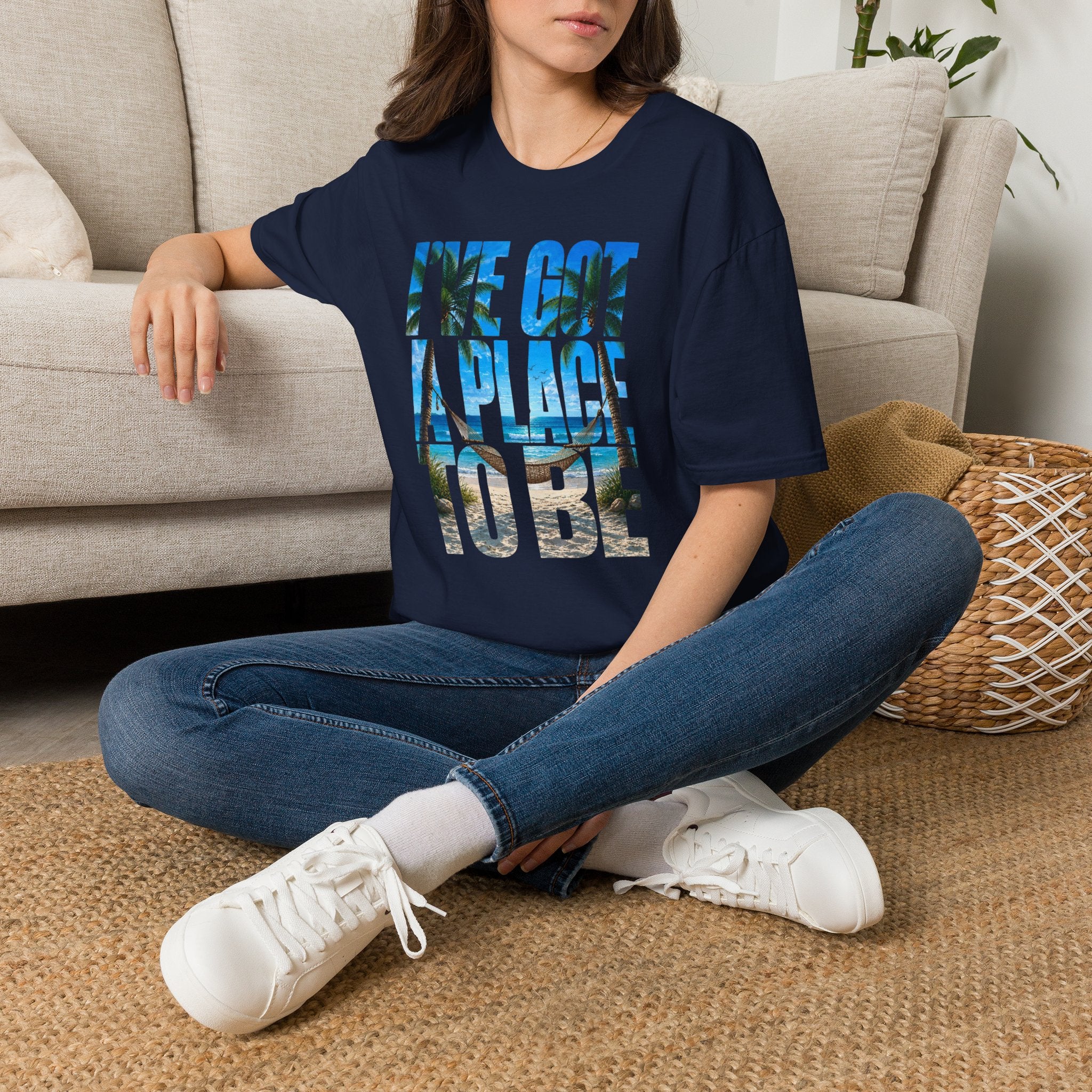 I've got a place to be blue version T-Shirt
