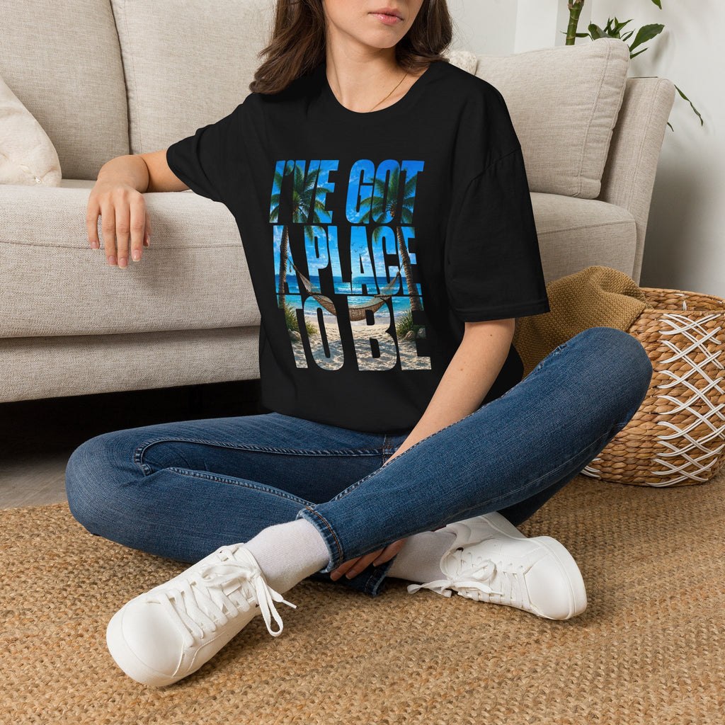 I've got a place to be blue version T-Shirt