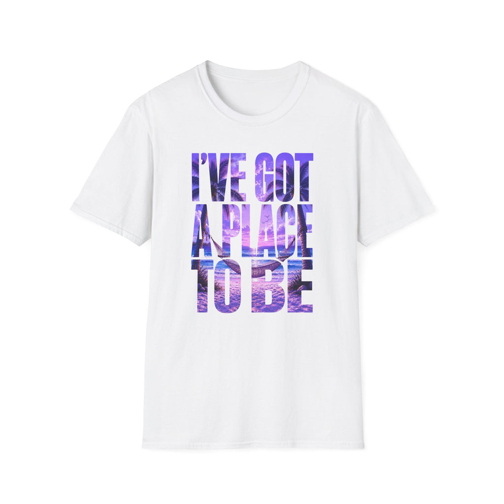 I've got a place to be purple version T-shirt