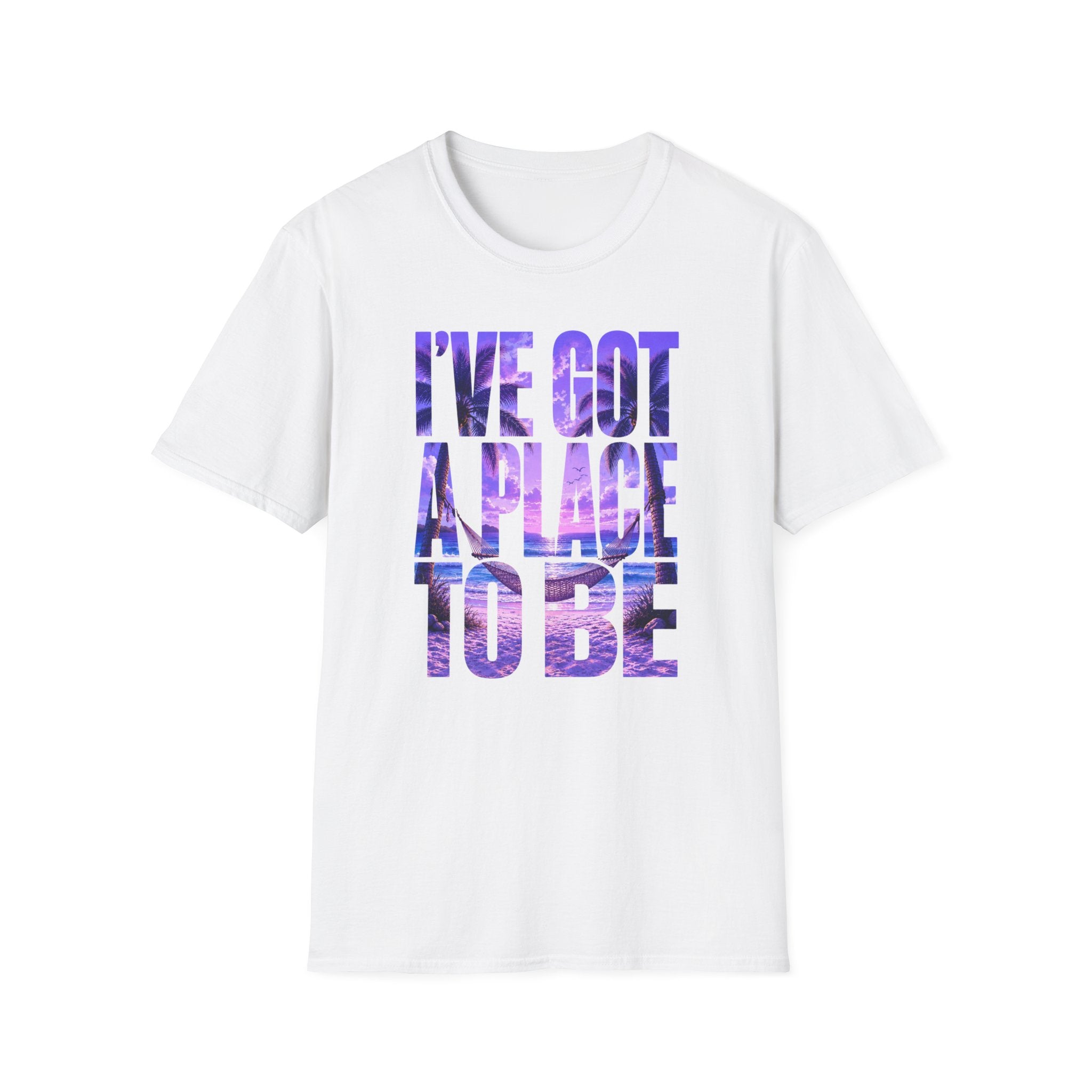 I've got a place to be purple version T-shirt