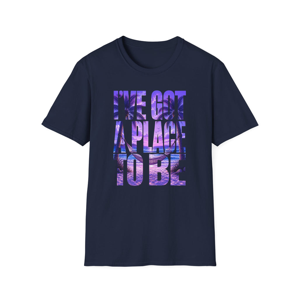 I've got a place to be purple version T-shirt