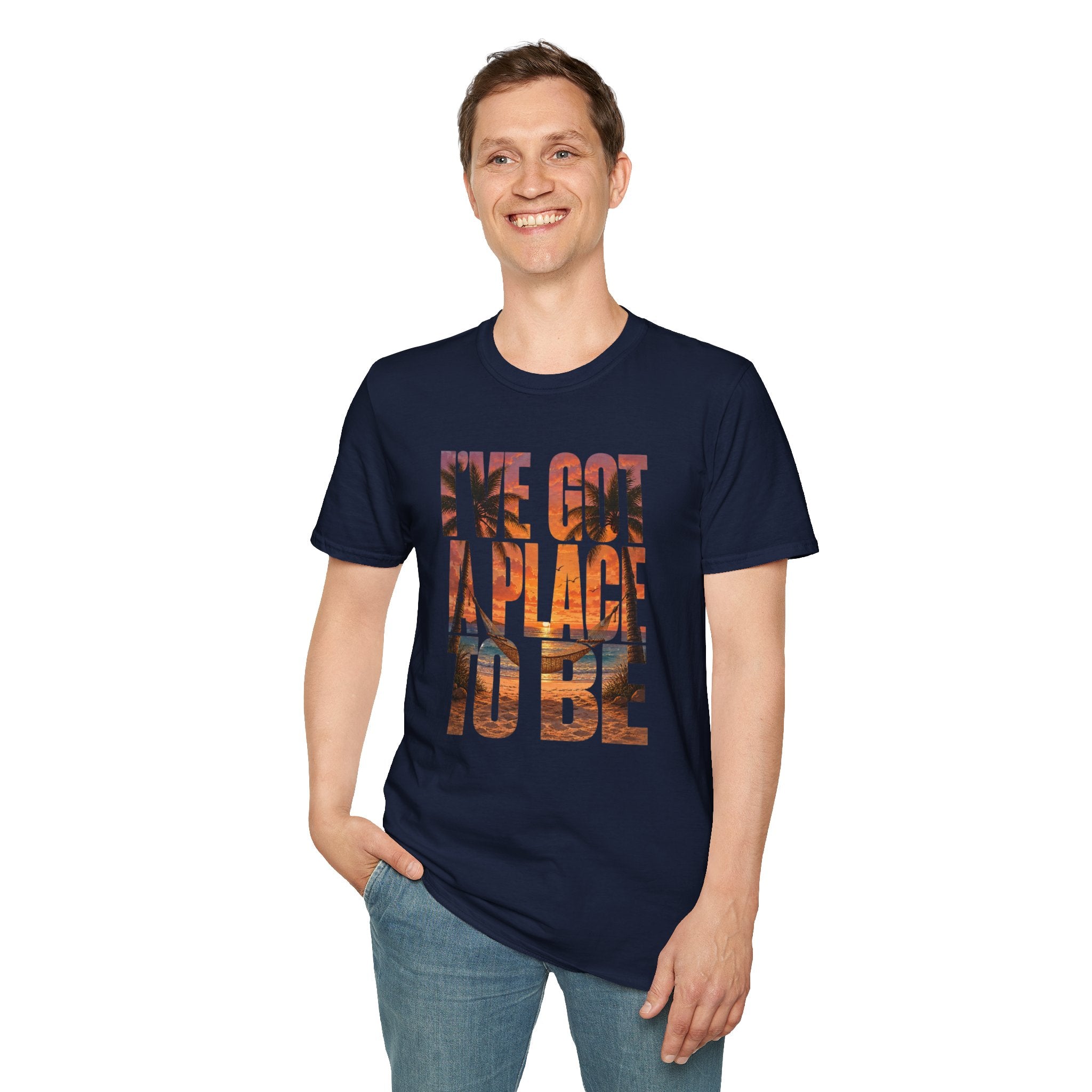 I've got a place to be orange version 2 T-Shirt