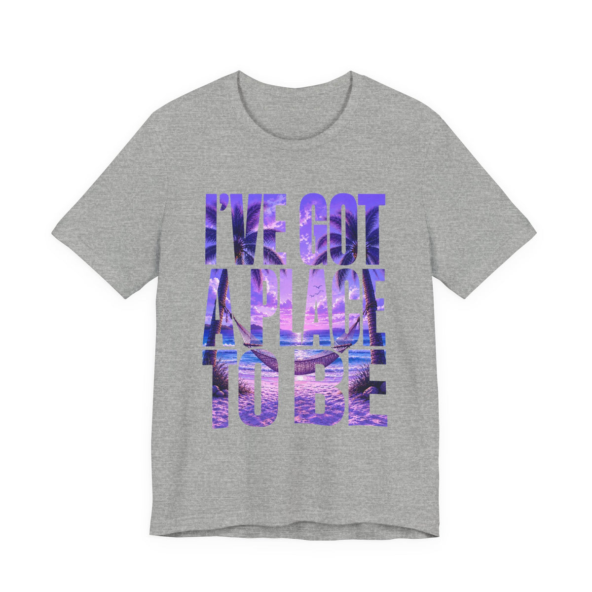 Copy of I've got a place to be purple version T‑Shirt
