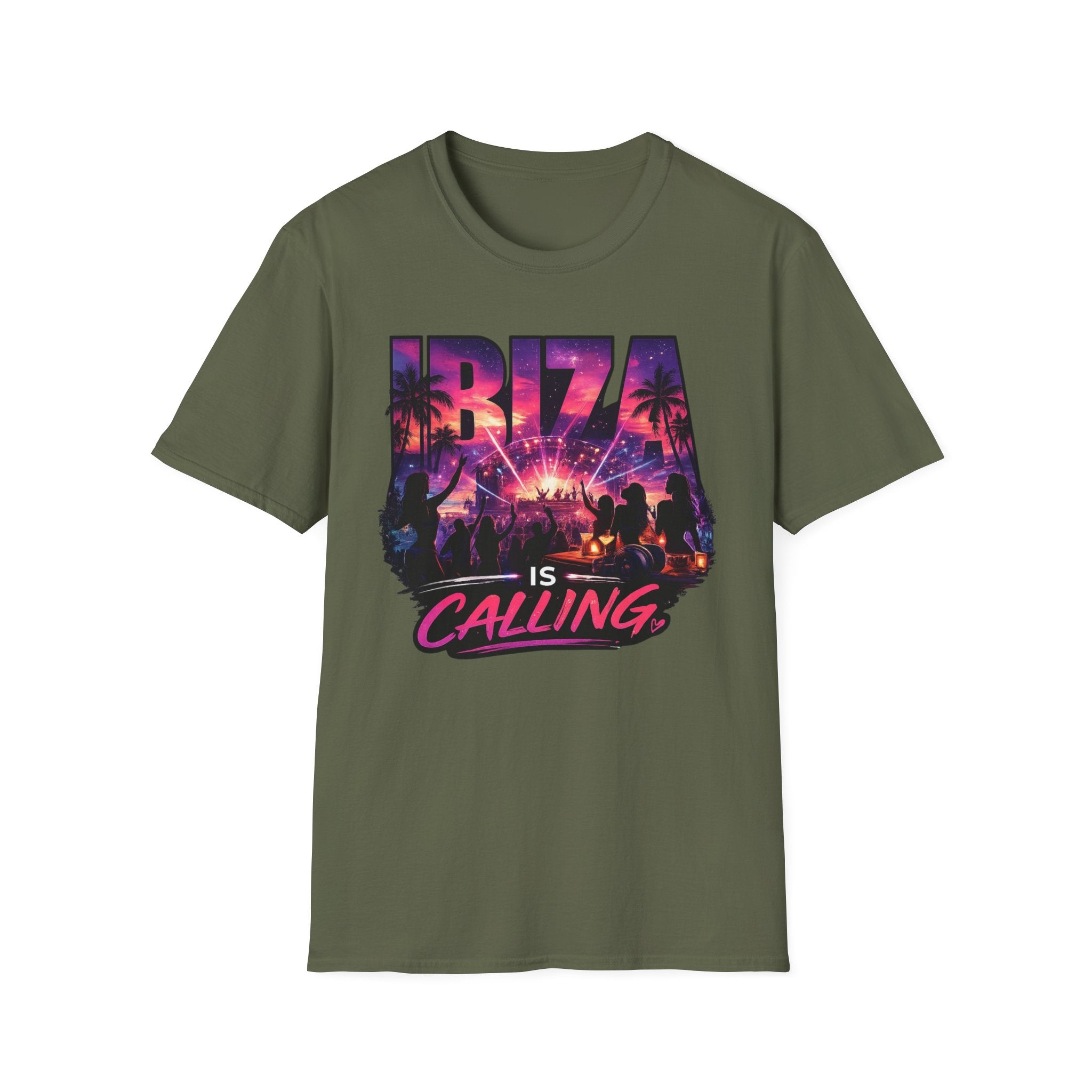 Ibiza is calling Club version T-Shirt