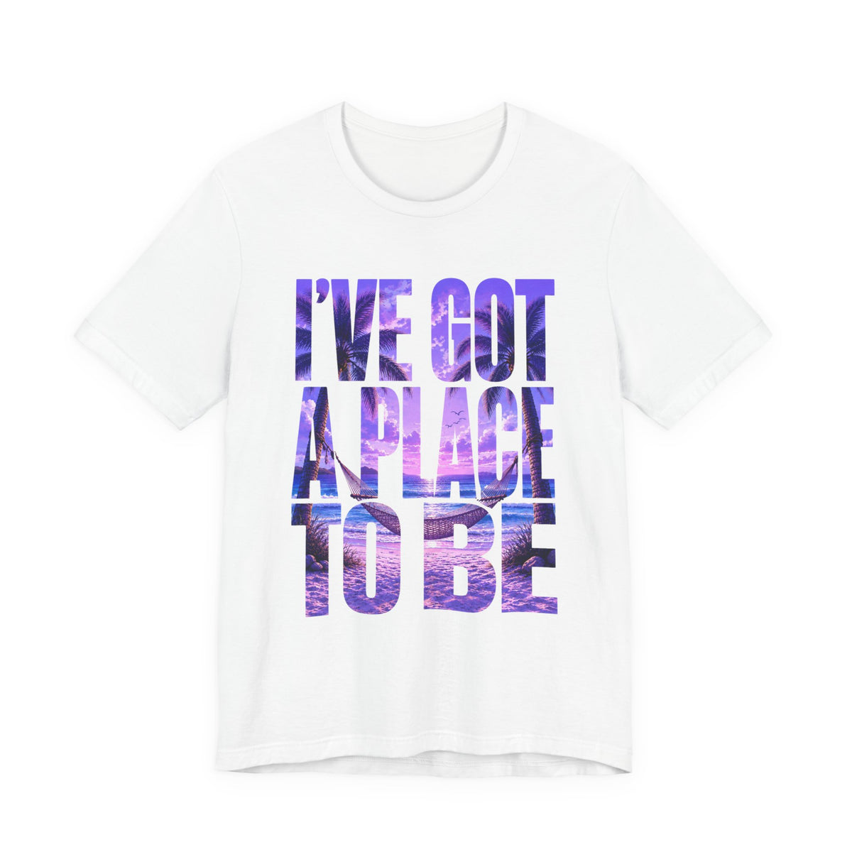 Copy of I've got a place to be purple version T‑Shirt