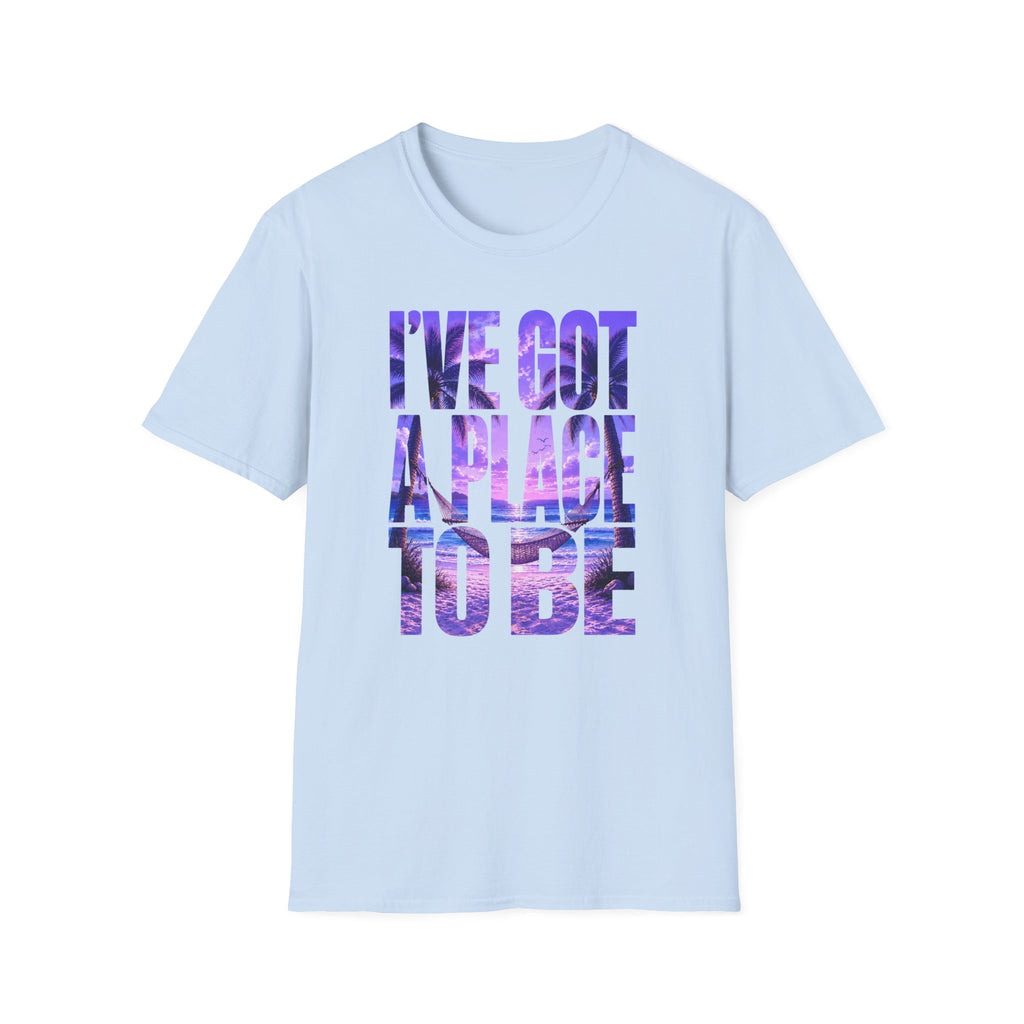 I've got a place to be purple version T-shirt
