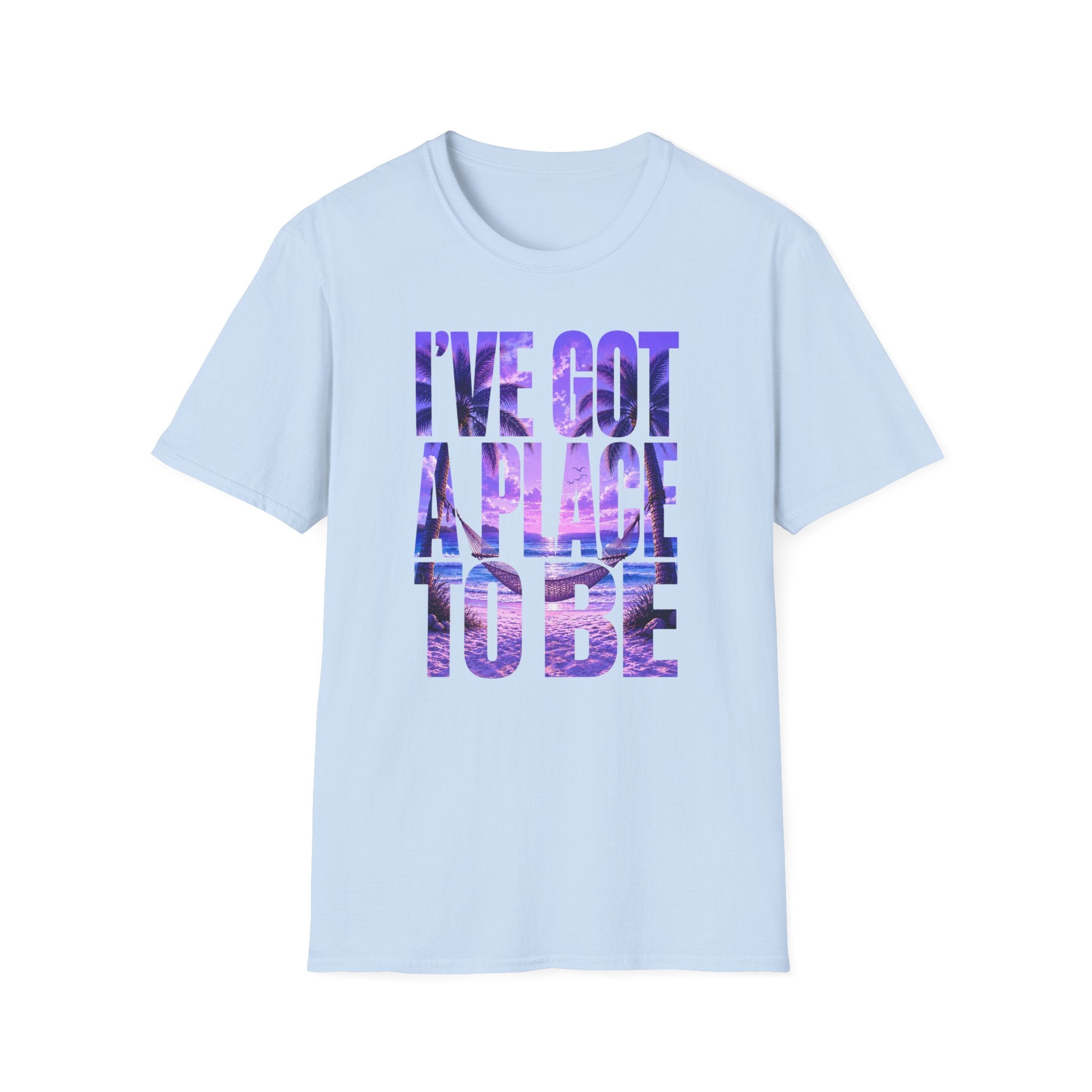 I've got a place to be purple version T-shirt