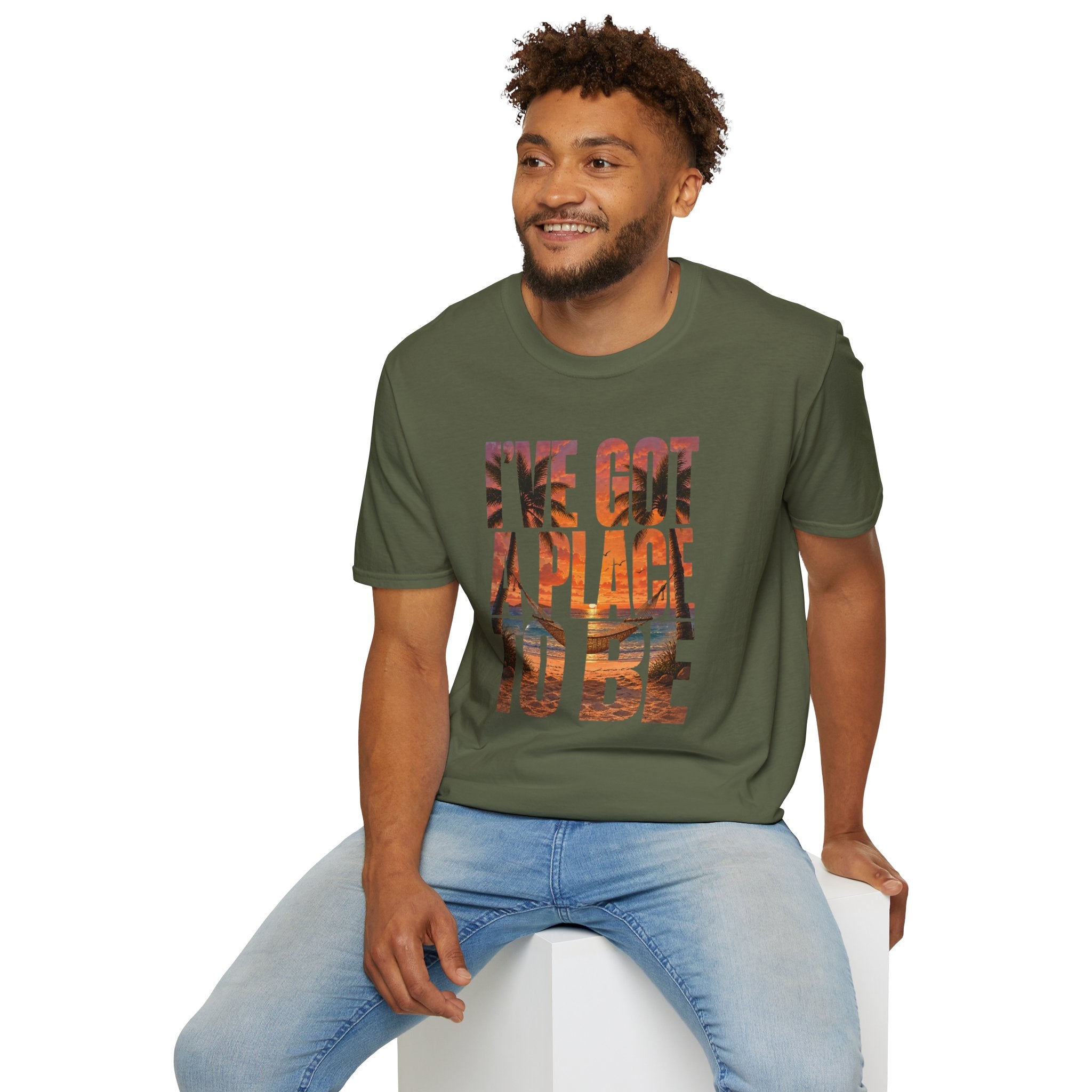 I've got a place to be orange version 2 T-Shirt