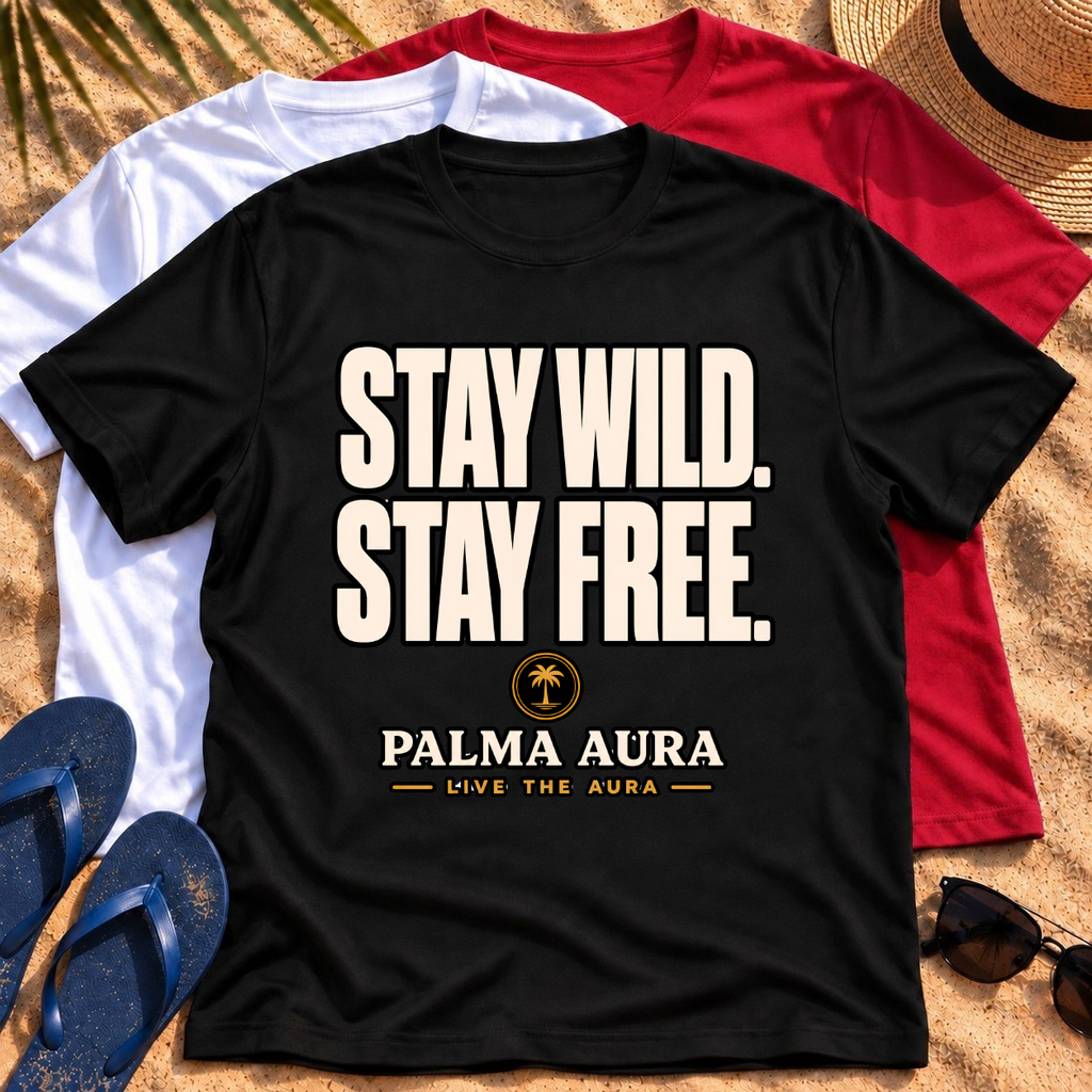 Stay Wild Stay Free T‑Shirt