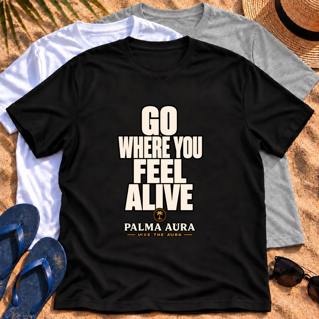 Go Where You Feel Alive T‑Shirt
