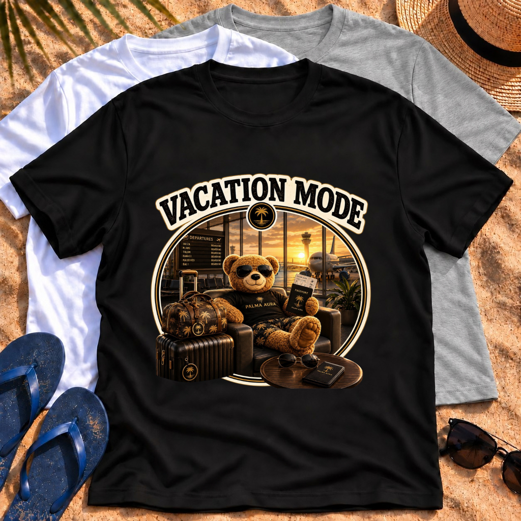 Vacation Mode Bear T‑Shirt