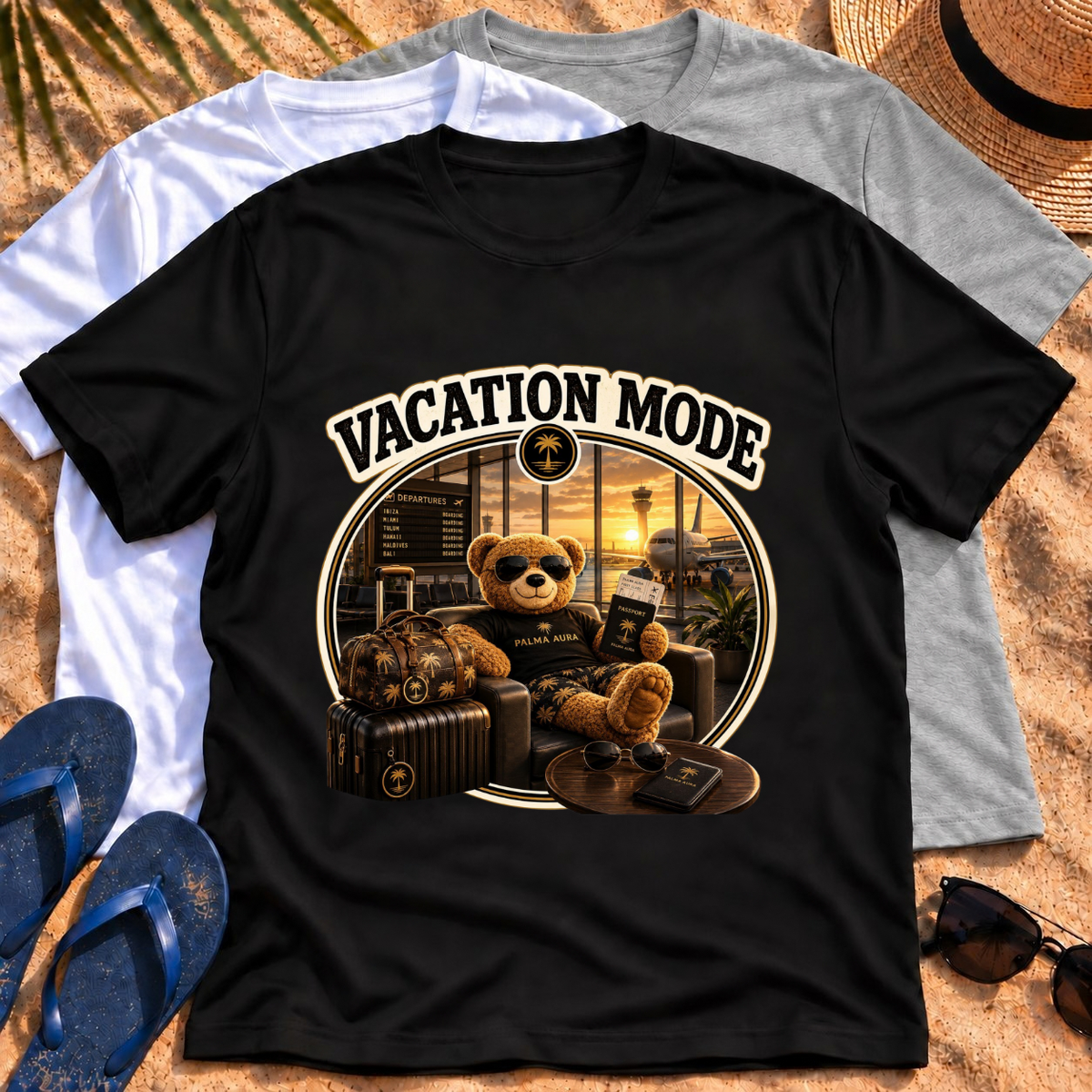 Vacation Mode Bear T‑Shirt