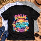 Palm State of Mind Retro T‑Shirt