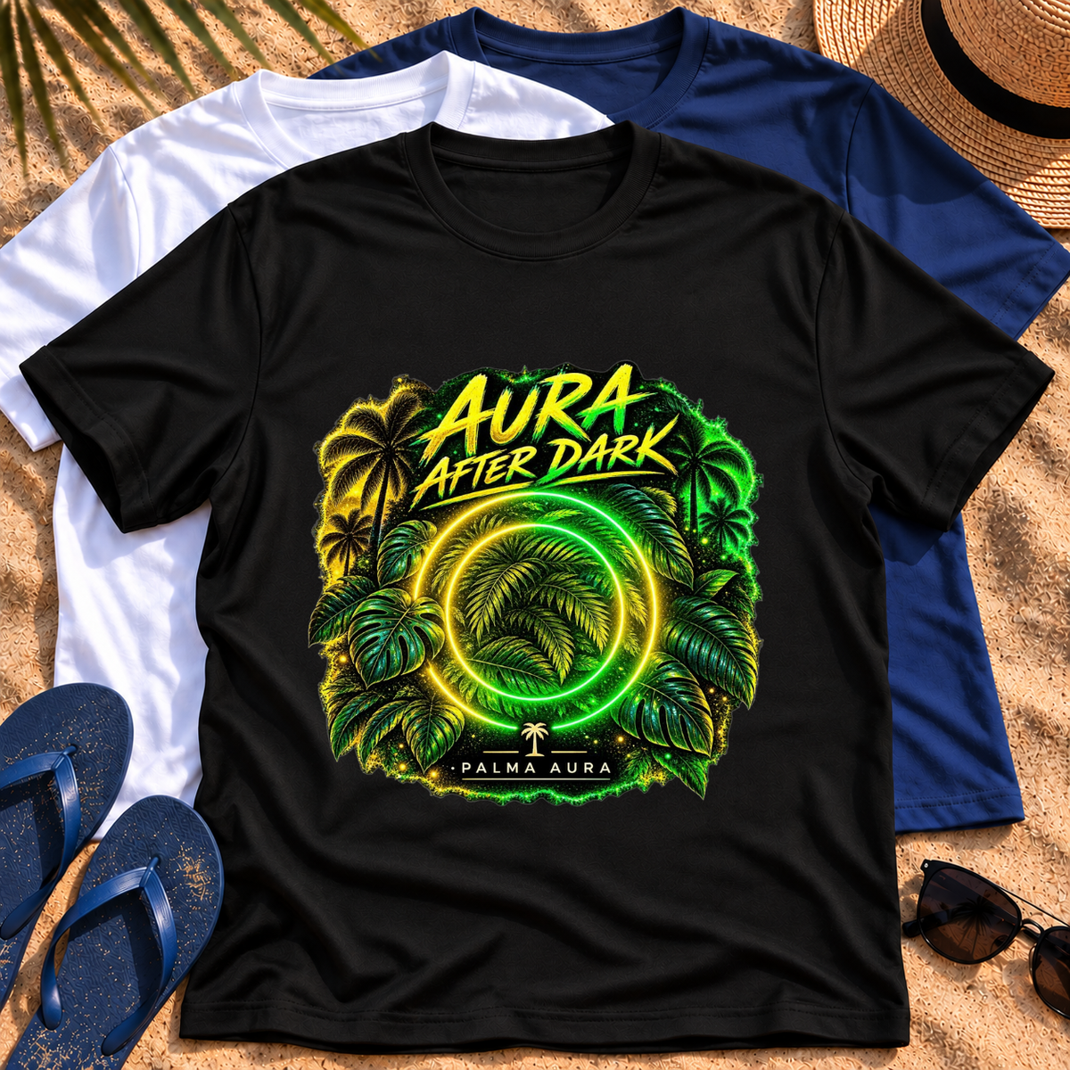 Aura After Dark Green Version T‑Shirt