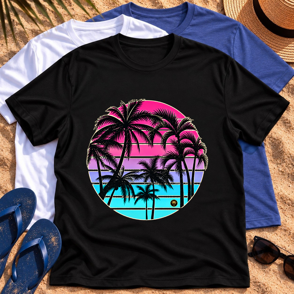 Retro Sunset T‑Shirt
